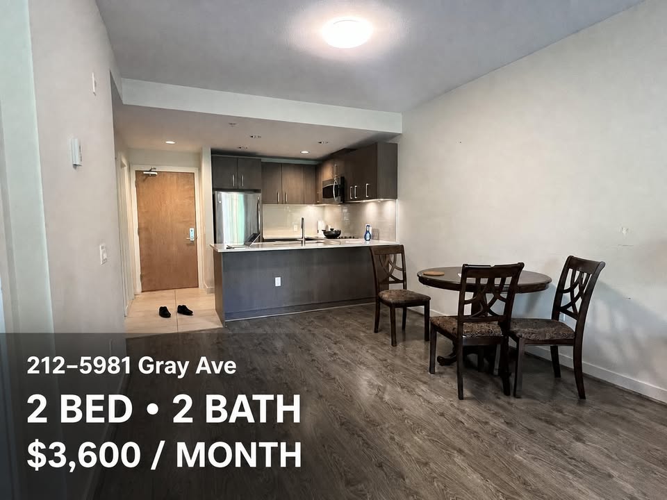 Furnished two-bedroom at SAIL, UBC in Vancouver